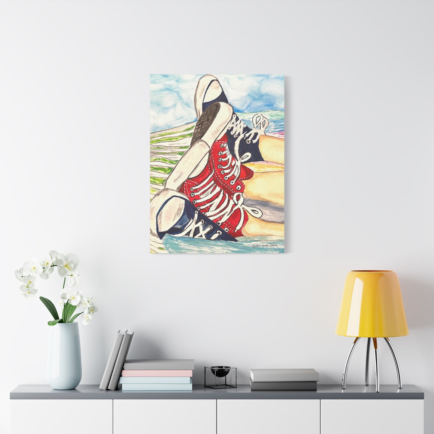 Hammock For Two – Solemates - Canvas Print