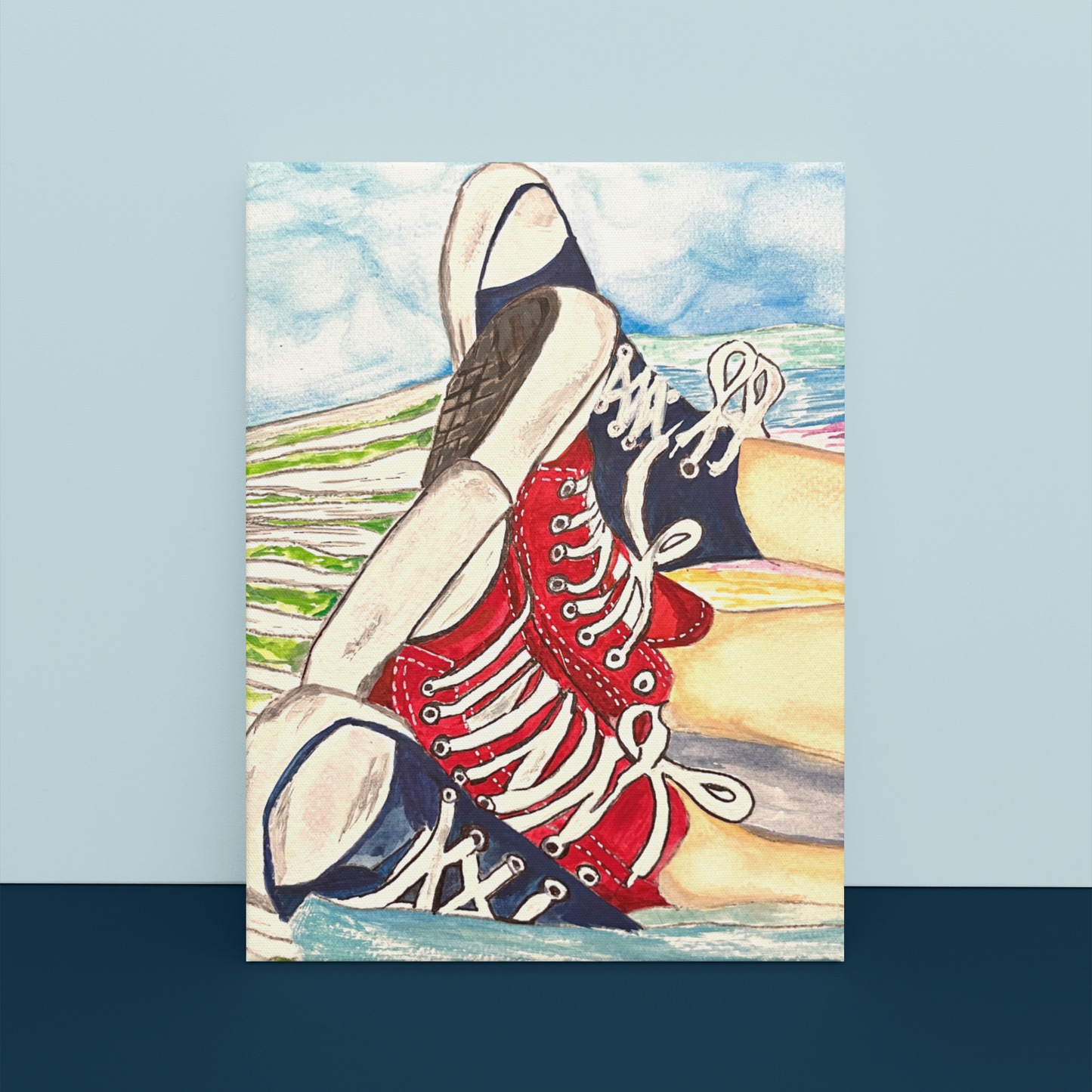 Hammock For Two – Solemates - Canvas Print