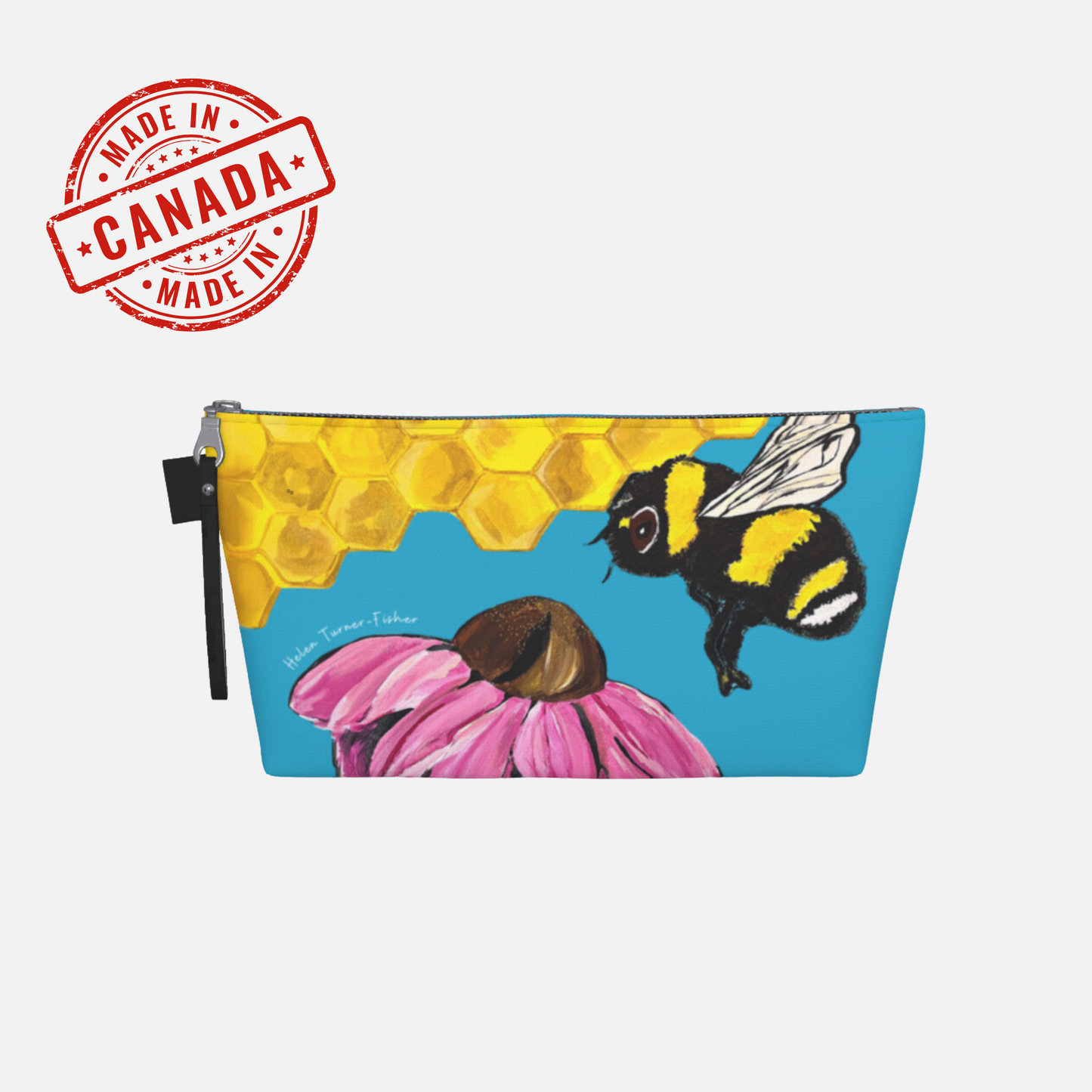 Flight of the Bumblebee - Zipper Tech/Makeup Bag