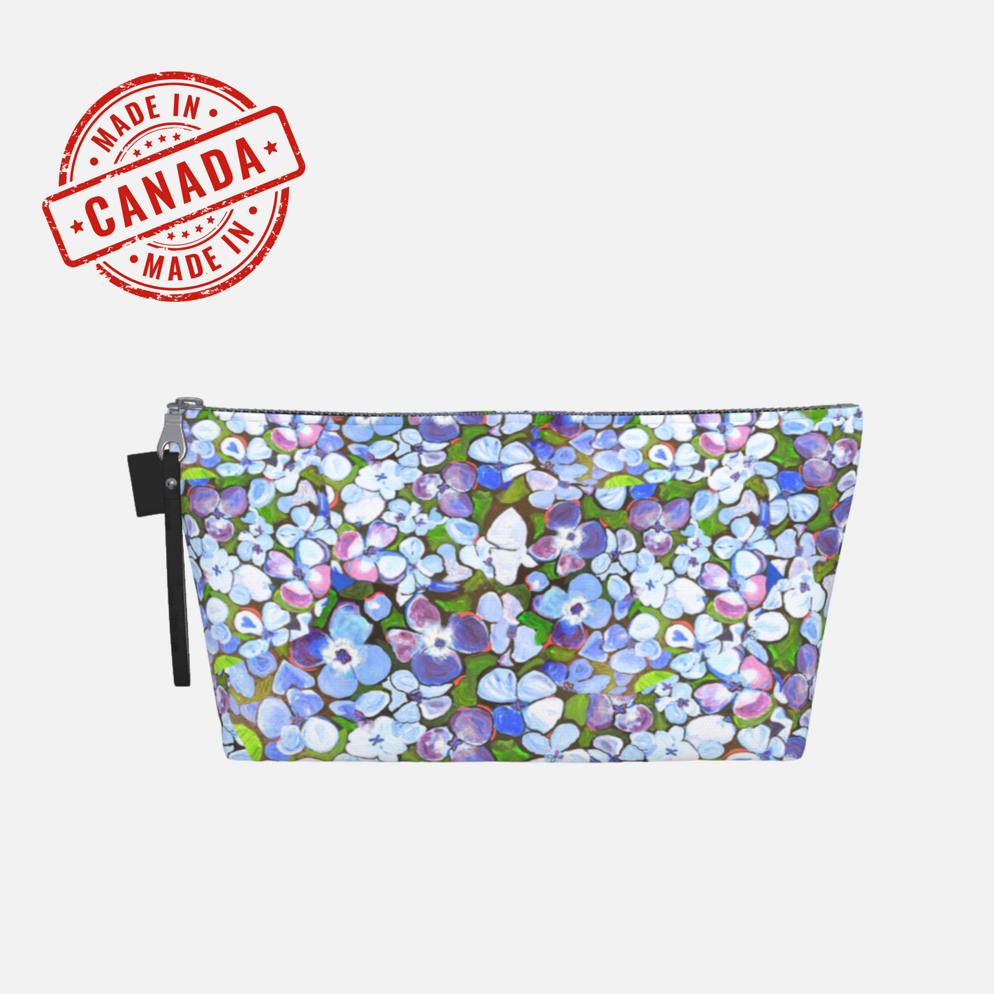 Hydrangea Love - Zipper Tech/Makeup Bag