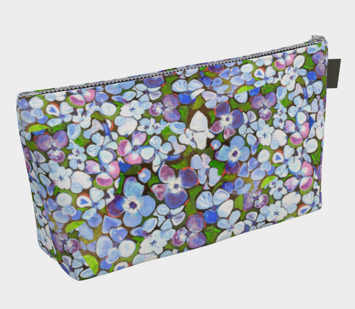 Hydrangea Love - Zipper Tech/Makeup Bag