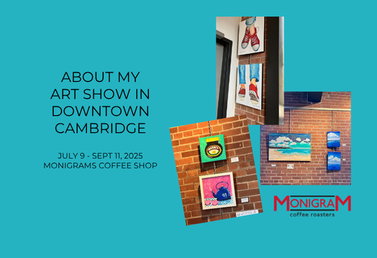 Helen Turner-Fisher Art Show at Monigrams Coffee Shop