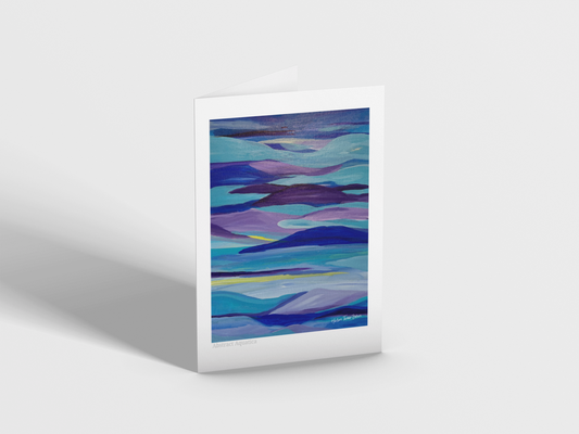 Abstract Aquatica- Greeting Card