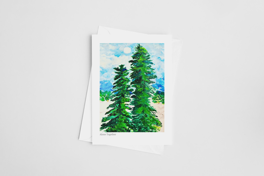 Alone Together - Greeting Card