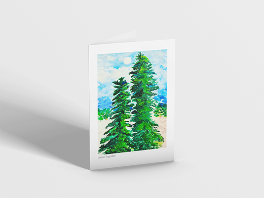 Alone Together - Greeting Card