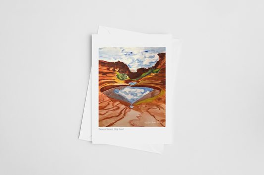 Desert Heart, Sky Soul - Greeting Card