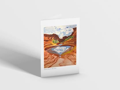 Desert Heart, Sky Soul - Greeting Card