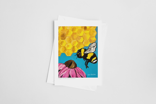 Flight of the Bumblebee - Greeting Card