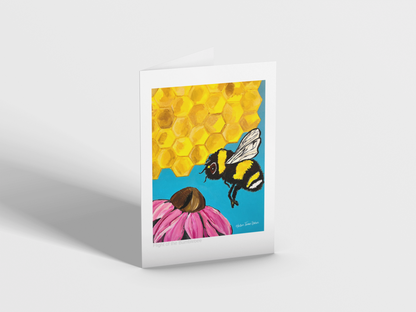 Flight of the Bumblebee - Greeting Card