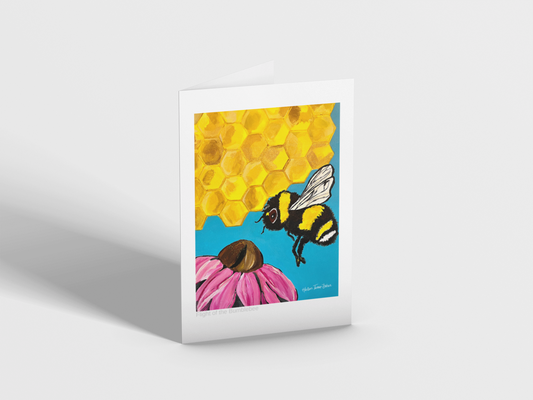 Flight of the Bumblebee - Greeting Card