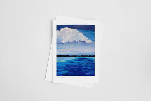 From the Dock - Greeting Card