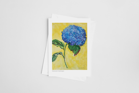Nantucket-Hydrangea - Greeting Card