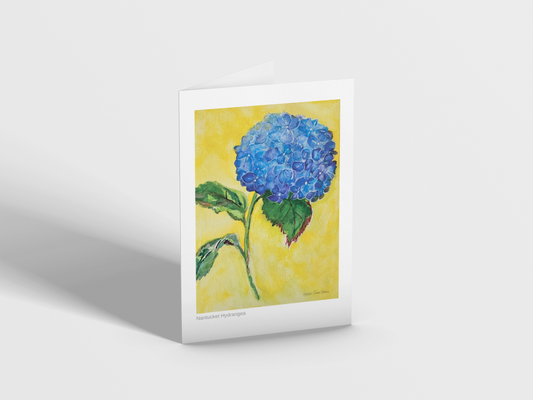 Nantucket-Hydrangea - Greeting Card