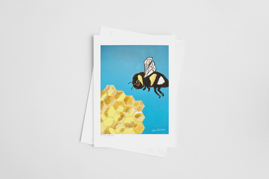 Sting Swing - Greeting Card