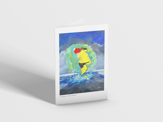 Sunlight in the Splash - Greeting Card