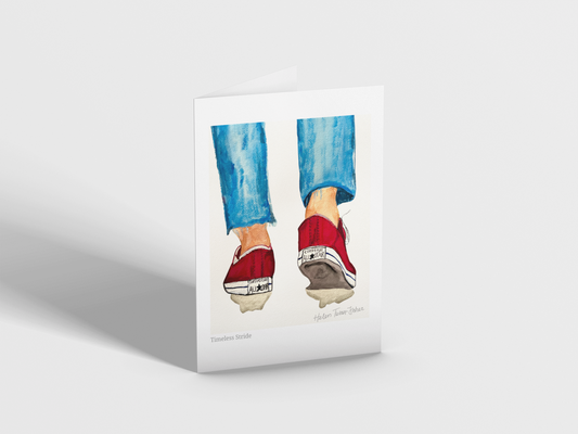 Timeless Stride - Greeting Card