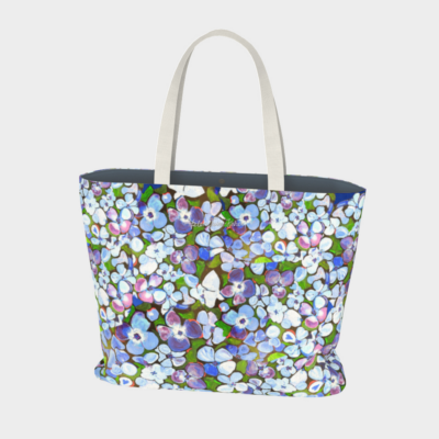 hydrangea love tote bag by helen turner