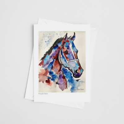 Purple Rein - Greeting Card - Image 2