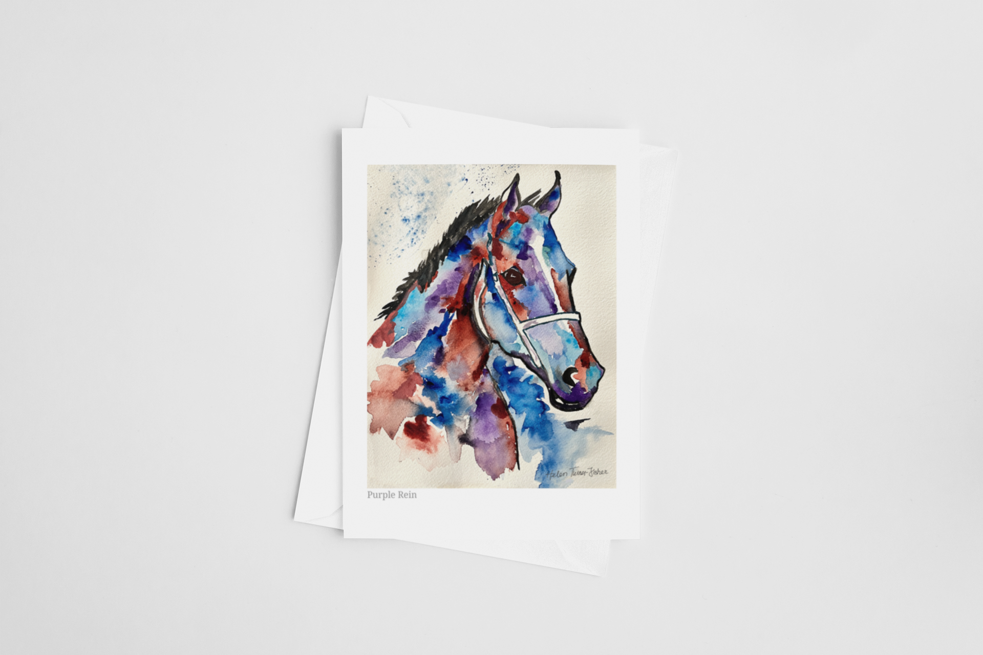 Purple Rein - Greeting Card - Image 2