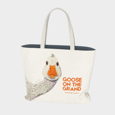 goose on the grand tote bag